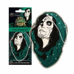 Ароматизатор на зеркало Aroma Car Dia De Los Muertos Green Diamond Girl