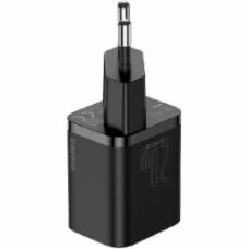 Сетевое зарядное устройство Super Si 1C 20W With Simple Wisdom Data Cable Type-C/iP 1m Black