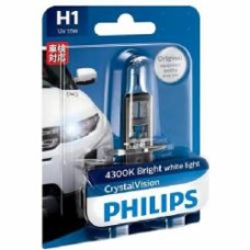 Автолампа галогенная Philips CrystalVision H1 55 Вт 1 шт.(PS 12258 CVB1)