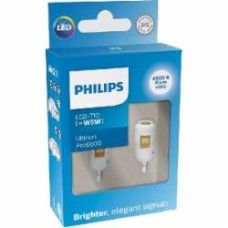 Автолампа светодиодная Philips Ultinon Pro6000 W5W 2 шт.(PS 11961WU60X2)