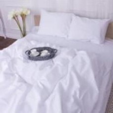 Комплект постельного белья Бязь 11-2107 White 220х240 см белый MirSon