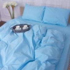 Комплект постельного белья Бязь 12-4608 Lucretia 220х240 см голубой MirSon