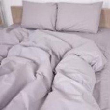 Комплект постельного белья Бязь 16-5703 Light Gray 200х220 см светло-серый MirSon