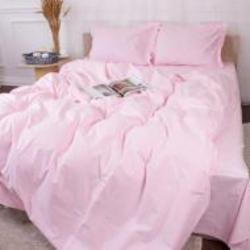 Комплект постельного белья Poplin Line 018 Powdery 160х220 см розовый MirSon