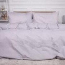 Комплект постельного белья Ranforce Elite 16-5703 Light Gray 160х220 см светло-серый MirSon