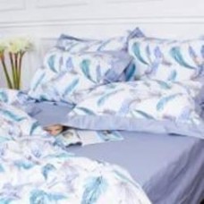 Комплект постельного белья Satin print Elit Azure Jay 160х220 см мультиколор MirSon
