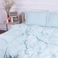 Комплект постельного белья Satin Stripe 30-0015 Green Wave 175х210 см бирюзовый MirSon