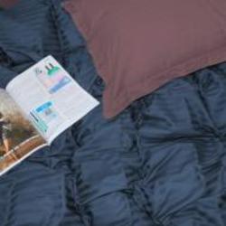 Комплект постельного белья Satin Stripe 30-0020+30-0008 Lovelin 2х160х220 см темно-розовый/синий MirSon