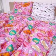 Комплект постельного белья Бязь 17-0512 Bombs pink 160х220 см мультиколор MirSon