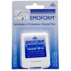Зубная нить Dr. Wild EMOFORM вощеная с фторидом 50 м