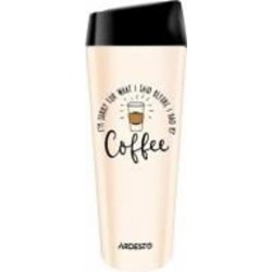 Термочашка Ardesto Coffee Time 450 мл нержавеющая сталь бежевый (AR2645C)