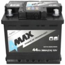 Аккумулятор автомобильный 4MAX 44Ah 360A 12V BAT44360R4MAX «+» справа (BAT44360R4MAX)