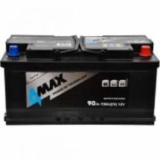 Аккумулятор автомобильный 4MAX 90Ah 720A 12V BAT90720R4MAX «+» справа (BAT90720R4MAX)
