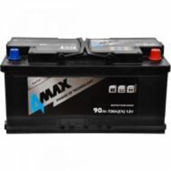 Аккумулятор автомобильный 4MAX 90Ah 720A 12V BAT90720R4MAX «+» справа (BAT90720R4MAX)