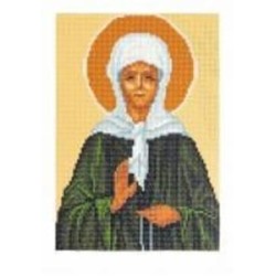 Алмазная мозаика Икона Матрона 30х40 (75700002) Supretto