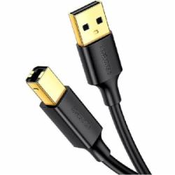 Кабель UGREEN US135 USB 2.0 AM to BM Print Cable 3 м черный (10351) Кабель UGREEN US135 USB 2.0 AM to BM Print Cable 3 м черный (10351)