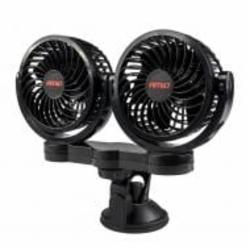 Вентилятор автомобильный с присоской 2х4 12V (03010) (030103) AMiO