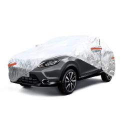 Тент автомобильный с ZIP серебряный SUV/VAN L 01113 (011133) AMiO