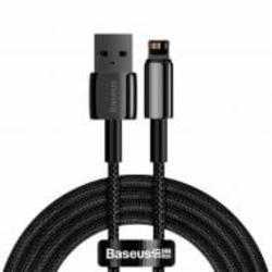 Кабель BASEUS Tungsten Gold Fast Charging Data Cable USB to iP 2.4A 2 м черный (CALWJ-A01)