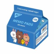 Блоки бумажные Tetra Pak Line Friends 200 листов 7x7,5 см YES