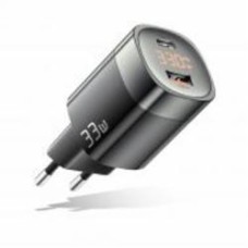 Зарядное устройство Essager GaN Digital Display Travel Charger 33W Black (ECTCA-LYB01-Z)