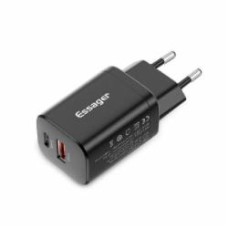 Зарядное устройство Essager Journey Fast Charger PD+QC 30W Black (ECTPQS-ZTB01)