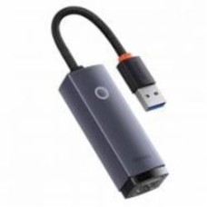 Переходник BASEUS Lite Series USB to RJ45 Ethernet 1000 Mbps 0,25 м grey (WKQX000113)