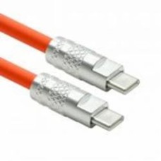 Кабель PowerPlant USB Type-C - Type-C, 100W, 3 м, orange 3 м оранжевый (CA913923)