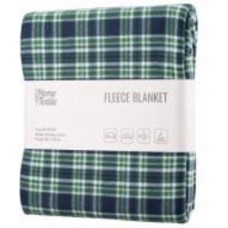 Плед клетка Fleece ART0702PB 160x200 см зеленый Ardesto
