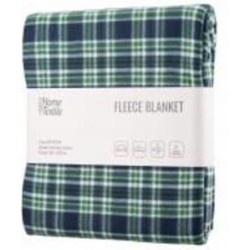 Плед клетка Fleece ART0702PB 160x200 см зеленый Ardesto