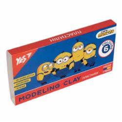 Пластилин Minions 6 цветов 120 г YES