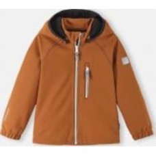 Куртка унисекс Reima Softshell Vantti р.116 коричневый 5100009A-1490