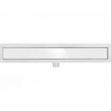 Трап Fala с наржавеющей стали WHITE GLASS 90 см 75384
