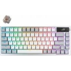 Клавиатура игровая Asus ROG Azoth (90MP031A-BKUA11) NX Snow EN PBT gunmetal