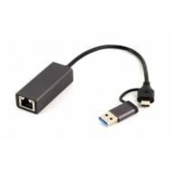 Адаптер Cablexpert A-USB3AC-LAN-01 USB type-A / type-C