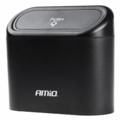 Контейнер для мусора автомобильный AMiO (032350) черный