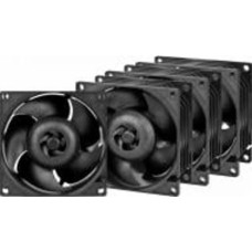 Набор вентиляторов для корпуса Arctic S8038-7K PWM (4-Pack) black
