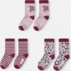 Комплект носков для девочек Reima 5300132A-4585 р. 34-37 розовый Комплект носков для девочек Reima 5300132A-4585 р. 34-37 розовый