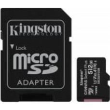 Карта памяти Kingston microSDXC 512 ГБ Class 10UHS-I (992165 ) Canvas Select Plus (SD-адаптер)
