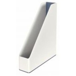 Лоток для бумаг вертикальный WOW Duo Colour белый 5362-10-01 Leitz