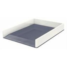 Лоток для бумаг горизонтальный WOW Duo Colour белый 5361-10-01 Leitz