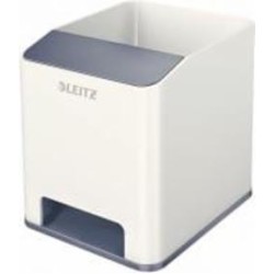 Подставка для ручек WOW квадратная белый 5363-10-01 Leitz