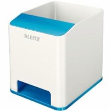 Подставка для ручек WOW квадратная синий металлик 5363-10-36 Leitz