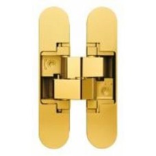 Петля Anselmi AN 150 3D (20 кг) врезная 110x24 полированная латунь универсальная 1 шт.