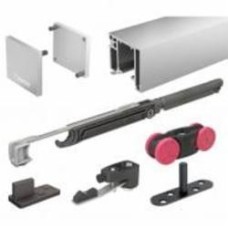 Комплект раздвижной системы Mantion SAF-SLIM для дверей до 830 мм (SAF-S82D-160-2) 80 кг