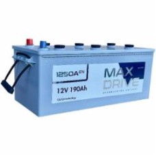 Аккумулятор автомобильный MAX DRIVE 190Ah 1250A 12V «+» слева