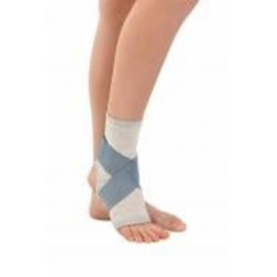 Суппорт голеностопа с дополнительным фиксатором Алком 3041 р. 2 серый Суппорт голеностопа с дополнительным фиксатором Алком 3041 р. 2 серый