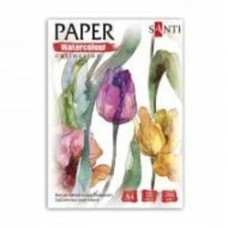 Бумага для акварели Flowers Paper Watercolor Collection 18 лист. 200 г/м² Santi