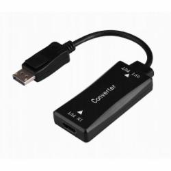 Адаптер Cablexpert HDMI на DisplayPort, 4К 30Hz 0,15 м black (A-HDMIF30-DPM-01)