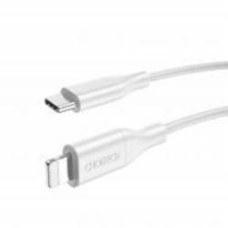Кабель Choetech MFI, USB 2.0 Power Delivery (PD), USB-C/Lightning 1 м white (IP0040-WH)